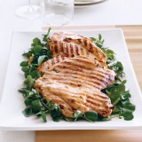 Lemon-Mint Chicken Cutlets on Watercress Lemon-Mint Chicken Cutlets on Watercress