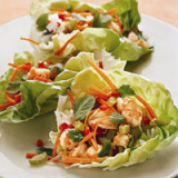 Vietnamese-Style Shrimp in Lettuce Cups